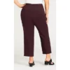 Women's Plus Size Super Stretch Zip Pant Burgundy - Petite | AVENUE 2 Women's Plus Size Super Stretch Zip Pant Burgundy - Petite | AVENUE -Avenue Shop GUEST 8436dc25 fb7c 488c a390 2168c4694e9b