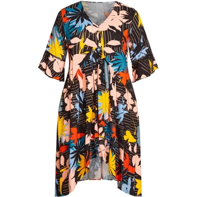 Avenue Women's Plus Size Valencia Dress - Bloom Them Away | LORALETTE 4 Avenue Women's Plus Size Valencia Dress - Bloom Them Away | LORALETTE - Image 2