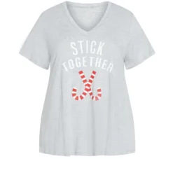 Women's Plus Size Stick Together Sleep Set - Gray | AVENUE 16 Women's Plus Size Stick Together Sleep Set - Gray | AVENUE -Avenue Shop GUEST 892a1174 97e7 45f9 89e9 47e78a272e66