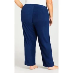 Women's Plus Size Navy Fleece Pant - Navy | AVENUE -Avenue Shop GUEST 8ec8be53 8d96 4b38 ace8 3910fe04d39b