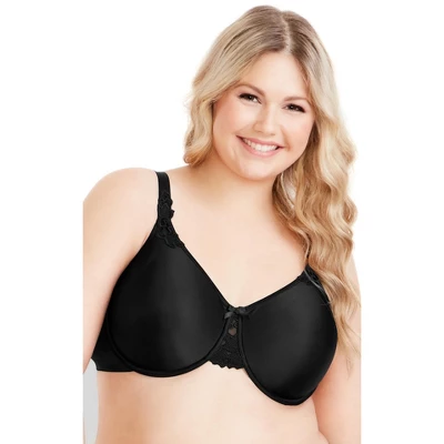 Women's Plus Size Minimizer Underwire Bra - Black | AVENUE 13 Women's Plus Size Minimizer Underwire Bra - Black | AVENUE - Image 11