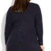 Women's Plus Size Deep Valley V Neck Sweater - Navy | AVENUE 1 Women's Plus Size Deep Valley V Neck Sweater - Navy | AVENUE -Avenue Shop GUEST 92aef210 0650 4ecd ab7f 8333aee136f1