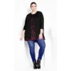 Women's Plus Size Ally Border Tunic - Rose | AVENUE 2 Women's Plus Size Ally Border Tunic - Rose | AVENUE -Avenue Shop GUEST 9680716c b4e6 4eb6 aa03 e15937162dc1