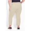Women's Plus Size Super Stretch Crop Pant - Stone | AVENUE -Avenue Shop GUEST 9c7e9816 ee14 4672 8b74 6541d5cb1929