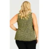 Women's Plus Size Knitted Tank Top - Lentil Sprout | AVENUE 2 Women's Plus Size Knitted Tank Top - Lentil Sprout | AVENUE -Avenue Shop GUEST 9d24aebc bcb8 4565 9a13 394aeaf36891