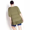 Women's Plus Size Tier Crush Tunic - Olive | AVENUE
