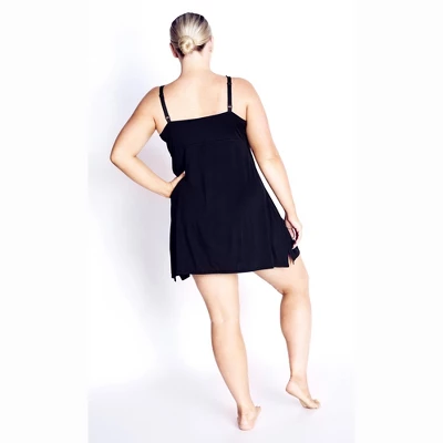 Women's Plus Size Sexy Lace Chemise - Black | AVENUE 3 Women's Plus Size Sexy Lace Chemise - Black | AVENUE