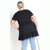 Women's Plus Size Soraya Texture Tunic - Black | AVENUE -Avenue Shop GUEST 9e43c62a 0064 4b4b bfc4 a8b12dc4166d