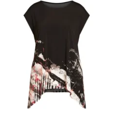 Women's Plus Size Lora Placement Top - Black | AVENUE 12 Women's Plus Size Lora Placement Top - Black | AVENUE -Avenue Shop GUEST a44a7d89 5363 443e bfc4 07a0138ad2f6
