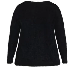 Women's Plus Size Snow Sparkle Sweater - Black | AVENUE 13 Women's Plus Size Snow Sparkle Sweater - Black | AVENUE -Avenue Shop GUEST a8882f78 9c17 4bc1 b7cf 61ecbe5da71a