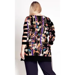 Women's Plus Size Alanah Top - Black | AVENUE