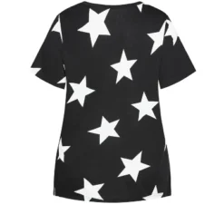 Women's Plus Size Stars Short Sleeve Sleep Top - Black | AVENUE 12 Women's Plus Size Stars Short Sleeve Sleep Top - Black | AVENUE -Avenue Shop GUEST a9ac5881 daa2 458c 8971 c15e56c73d64