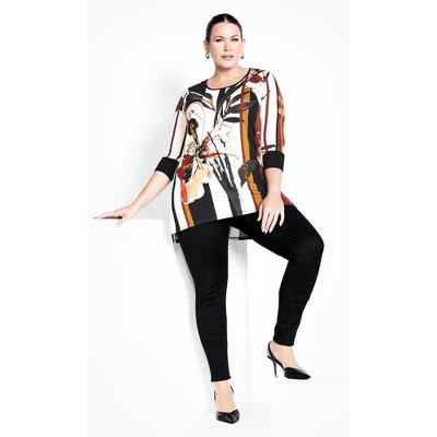 Women's Plus Size Romy Top - Spice | AVENUE 3 Women's Plus Size Romy Top - Spice | AVENUE
