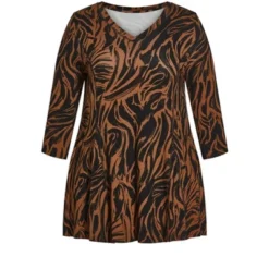 Women's Plus Size Cape Cod Print Tunic - Mono | AVENUE 7 Women's Plus Size Cape Cod Print Tunic - Mono | AVENUE -Avenue Shop GUEST b5c1bc69 44f6 471c b17d 98fee2e261b7