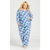 Women's Plus Size Snowflake Button Fleece Sleep Top - Blue | AVENUE 2 Women's Plus Size Snowflake Button Fleece Sleep Top - Blue | AVENUE -Avenue Shop GUEST b62950a0 7293 4142 9c4e fba989173069