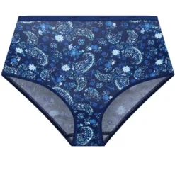 Alternative view of Women's Plus Size Basic Cotton Fashion 3 Pack Brief - Blue | AVENUE