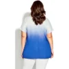 Women's Plus Size Victoria Ombre Necklace Top - Ocean| AVENUE 2 Women's Plus Size Victoria Ombre Necklace Top - Ocean| AVENUE -Avenue Shop GUEST baf1a407 9311 4b5e 9d90 04b00da31484