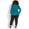 Women's Plus Size Abigail Top - Teal | AVENUE -Avenue Shop GUEST baf43e36 9ec3 4eb0 9b31 099c0cfd147a