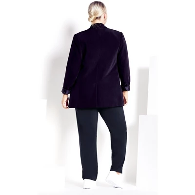 Women's Plus Size Supima® Active Pant Navy - Average | AVENUE 3 Women's Plus Size Supima® Active Pant Navy - Average | AVENUE