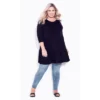 Women's Plus Size Amaya Tunic - Black | AVENUE 1 Women's Plus Size Amaya Tunic - Black | AVENUE -Avenue Shop GUEST c0f63591 0f46 49ae 95da cd1398425c00