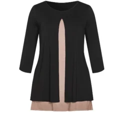 Alternative view of Women's Plus Size Alex Tunic - Mocha | AVENUE