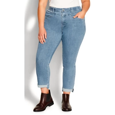 Women's Plus Size Greer Jean - Light Wash | AVENUE 6 Women's Plus Size Greer Jean - Light Wash | AVENUE - Image 4