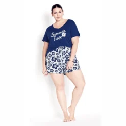 Women's Plus Size Hibiscus Sleep Short - Hibiscus | AVENUE 7 Women's Plus Size Hibiscus Sleep Short - Hibiscus | AVENUE -Avenue Shop GUEST c662e8c0 9155 49d2 bc02 b47d4a28db40