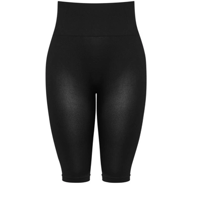 AVENUE | Seamless Hi Waist Capri - Black 4 AVENUE | Seamless Hi Waist Capri - Black - Image 2