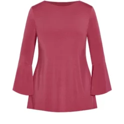 Women's Plus Size Burrow Plain Top - Berry | AVENUE 12 Women's Plus Size Burrow Plain Top - Berry | AVENUE -Avenue Shop GUEST c86a1262 8372 4946 bfb0 bf1a221bca5d