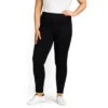 Women's Plus Size Butter Denim Pull On Jean Black - Tall | AVENUE