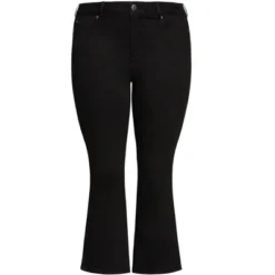 Alternative view of AVENUE | Women's Plus Size Glam Denim Woven Jean Black - Petite - 20W