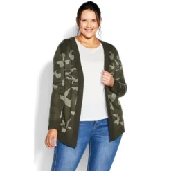Women's Plus Size Print Longline Cardigan - Camo | AVENUE 13 Women's Plus Size Print Longline Cardigan - Camo | AVENUE -Avenue Shop GUEST cb09330f 13f1 4bff a14e 71d17608a593