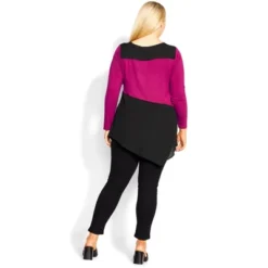 Women's Plus Size Carla Top - Berry | AVENUE