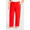 Women's Plus Size Plain Fleece Sleep Pant - Red | AVENUE 1 Women's Plus Size Plain Fleece Sleep Pant - Red | AVENUE -Avenue Shop GUEST e6156db5 b910 4b61 a0d2 cbaa8d4dbfdf