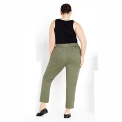 Alternative view of Women's Plus Size Alana Pull On Pant - Moss | AVENUE