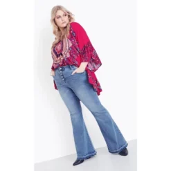 Avenue Women's Plus Size Harmony Flare Jean - Light Wash | AVEOLOGY -Avenue Shop GUEST ebf320c0 4089 4f15 b30a 2706976570ab