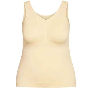 AVENUE | Seamless Shaping Cami - Beige 4 AVENUE | Seamless Shaping Cami - Beige - Image 2