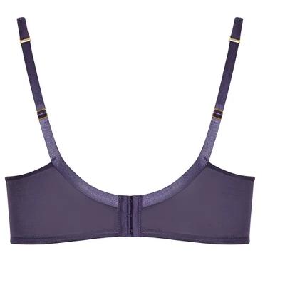 Women's Plus Size Fashion Balcony Print Bra - Navy | AVENUE 7 Women's Plus Size Fashion Balcony Print Bra - Navy | AVENUE - Image 5