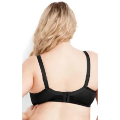 Women's Plus Size Minimizer Underwire Bra - Black | AVENUE