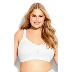 Women's Plus Size Soft Caress Bra - White | AVENUE 27 Women's Plus Size Soft Caress Bra - White | AVENUE -Avenue Shop GUEST fb38be96 1af1 472c a685 e2af9fc44234