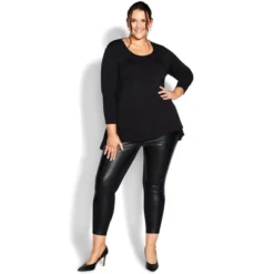 Women's Plus Size Amy Shine Ponte Pant - Black | AVENUE 25 Women's Plus Size Amy Shine Ponte Pant - Black | AVENUE -Avenue Shop GUEST fb633a49 ede0 4ffe a933 e9ab1592b625