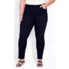 Women's Plus Size Butter Denim Skinny Jean Black - Average | AVENUE