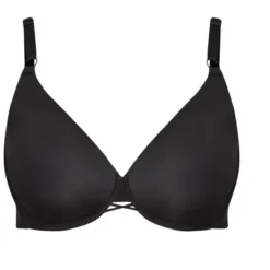 Alternative view of Women's Plus Size Back Smoother Bra - Black | AVENUE